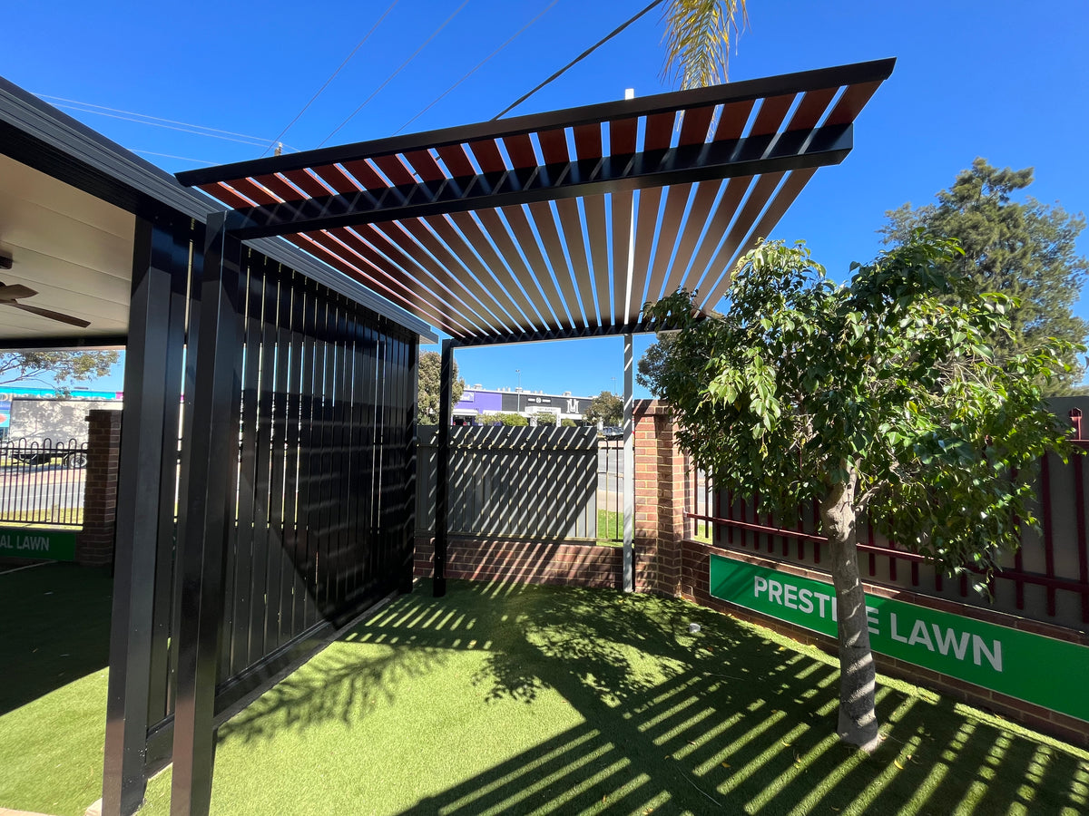 Cantilever Pergola Kit BlackCedar II the quality Cantilever Pergola. Quality Home Improvements1