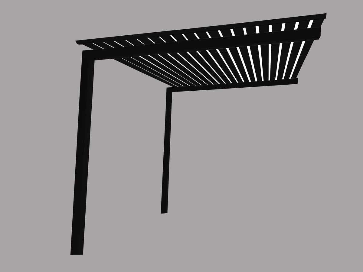 Cantilever Pergola Kit Black II Shop quality Cantilever Pergola kit Quality Home Improvements1