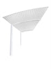 Curved Cantilever Pergola Kits - White