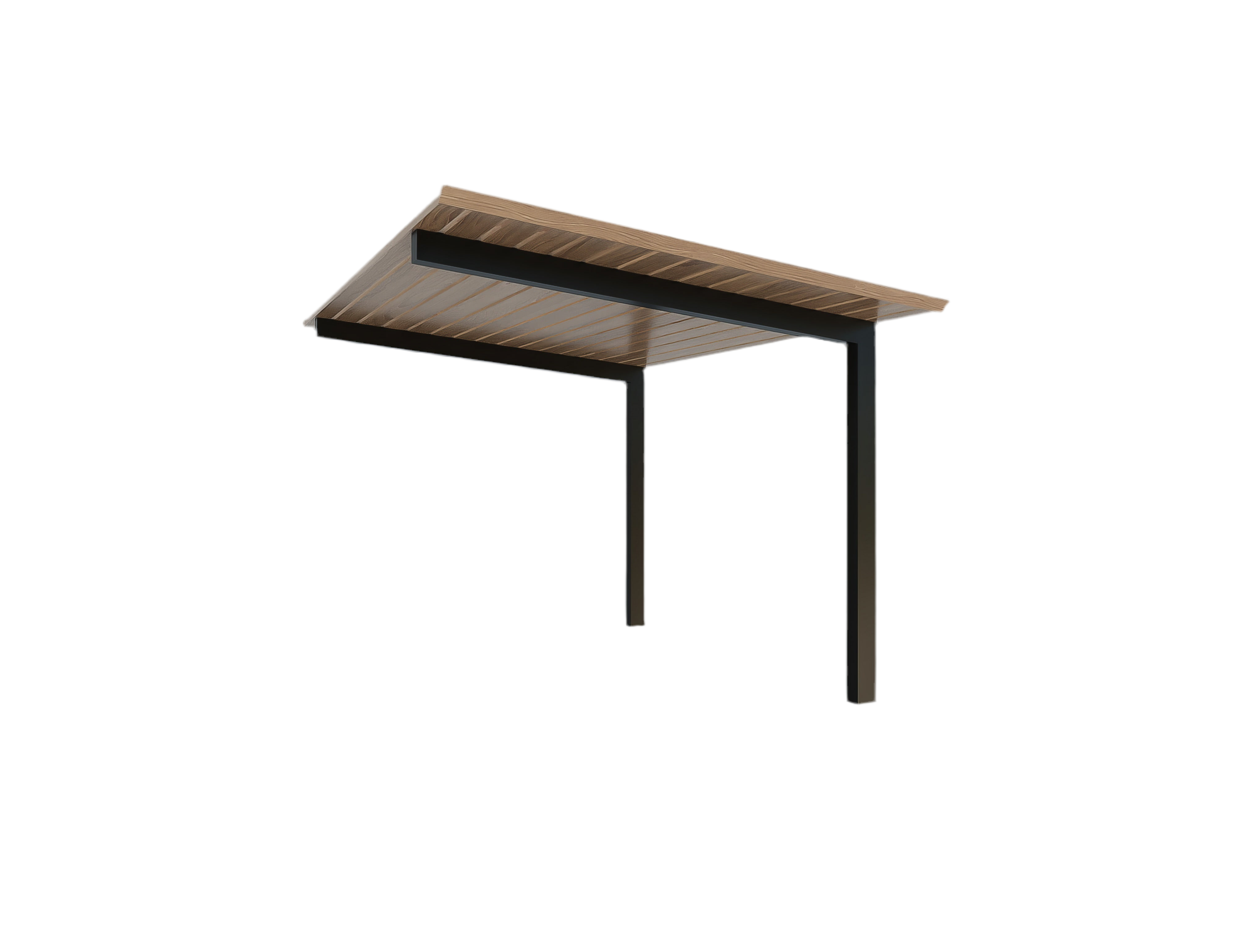 Mastershade 200 Black / Timber Grain 4m x 3m
