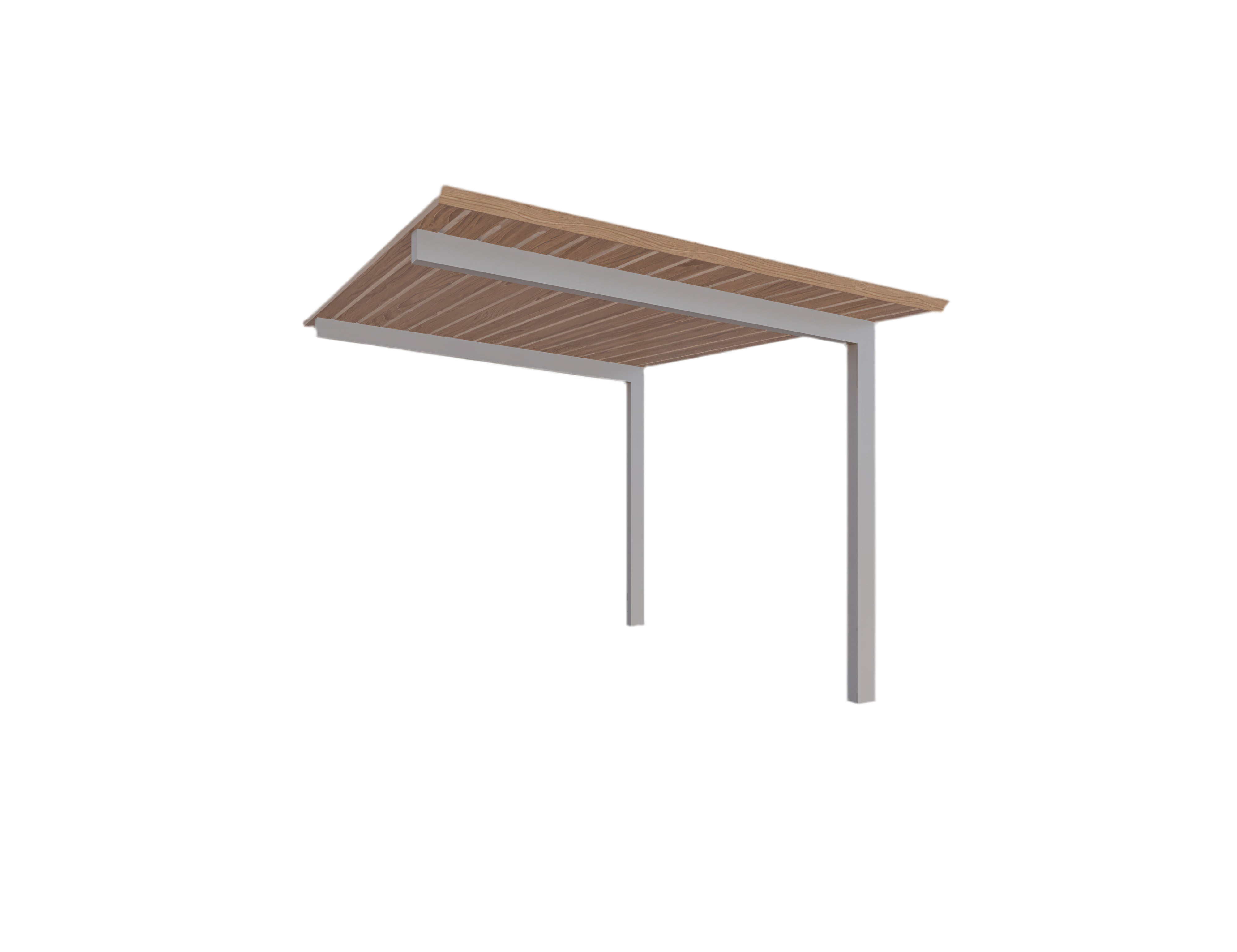 Mastershade 200 Shale Grey / Timber Grain 4m x 3m
