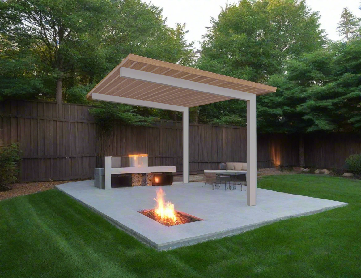 Mastershade 200 Shale Grey / Timber Grain 4m x 3m