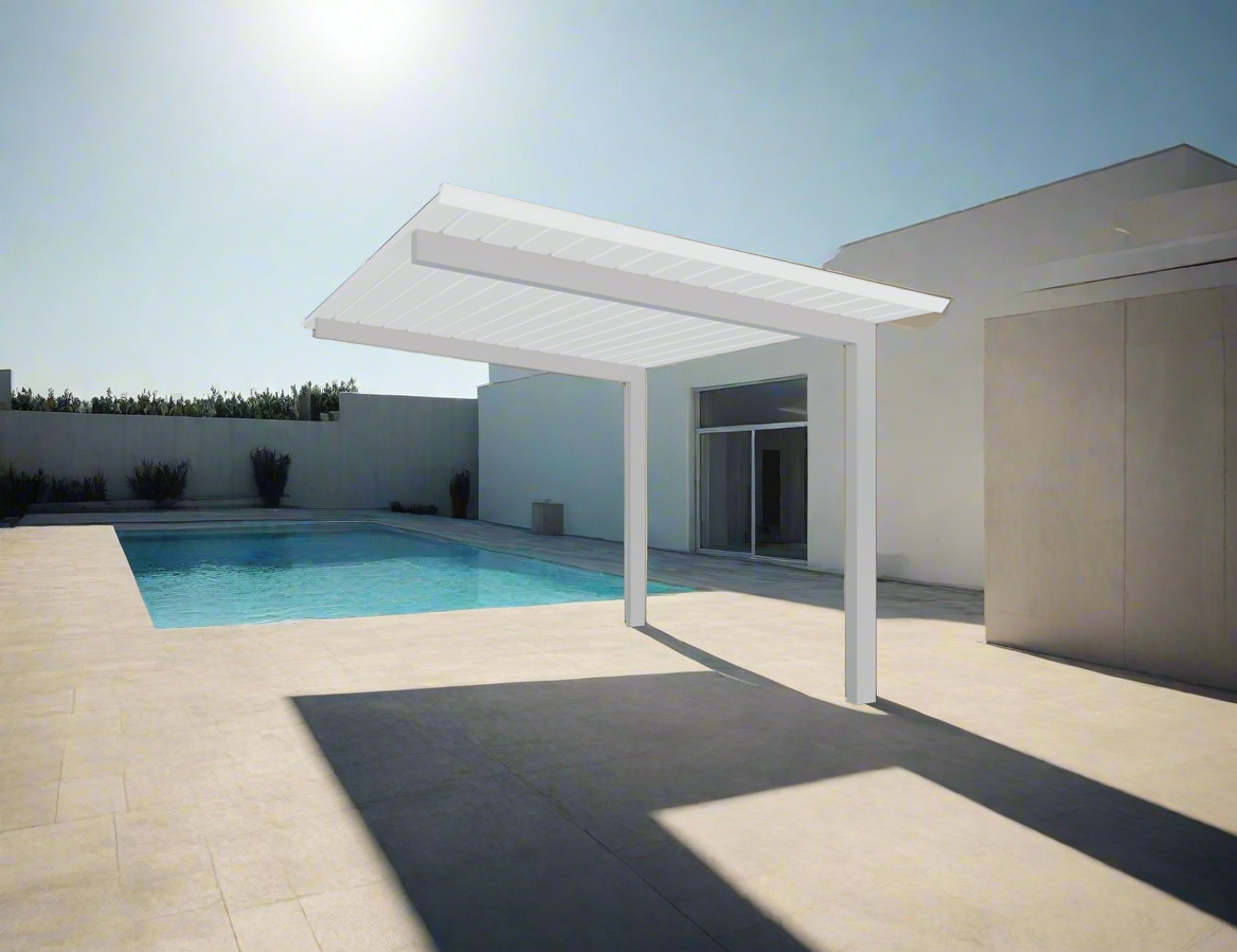 Mastershade 200 Shale Grey / White 4m x 3m