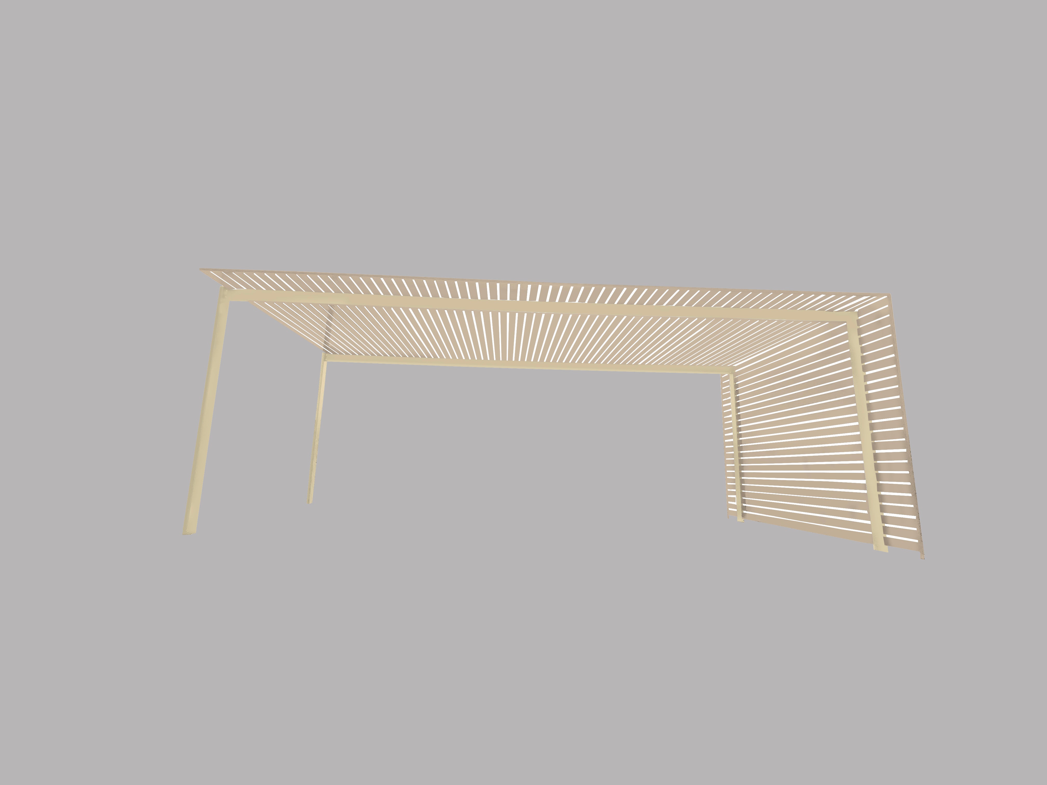 The EuroShade 4 Post Pergola Kit - Custom Colour Range 6m x 3.2m