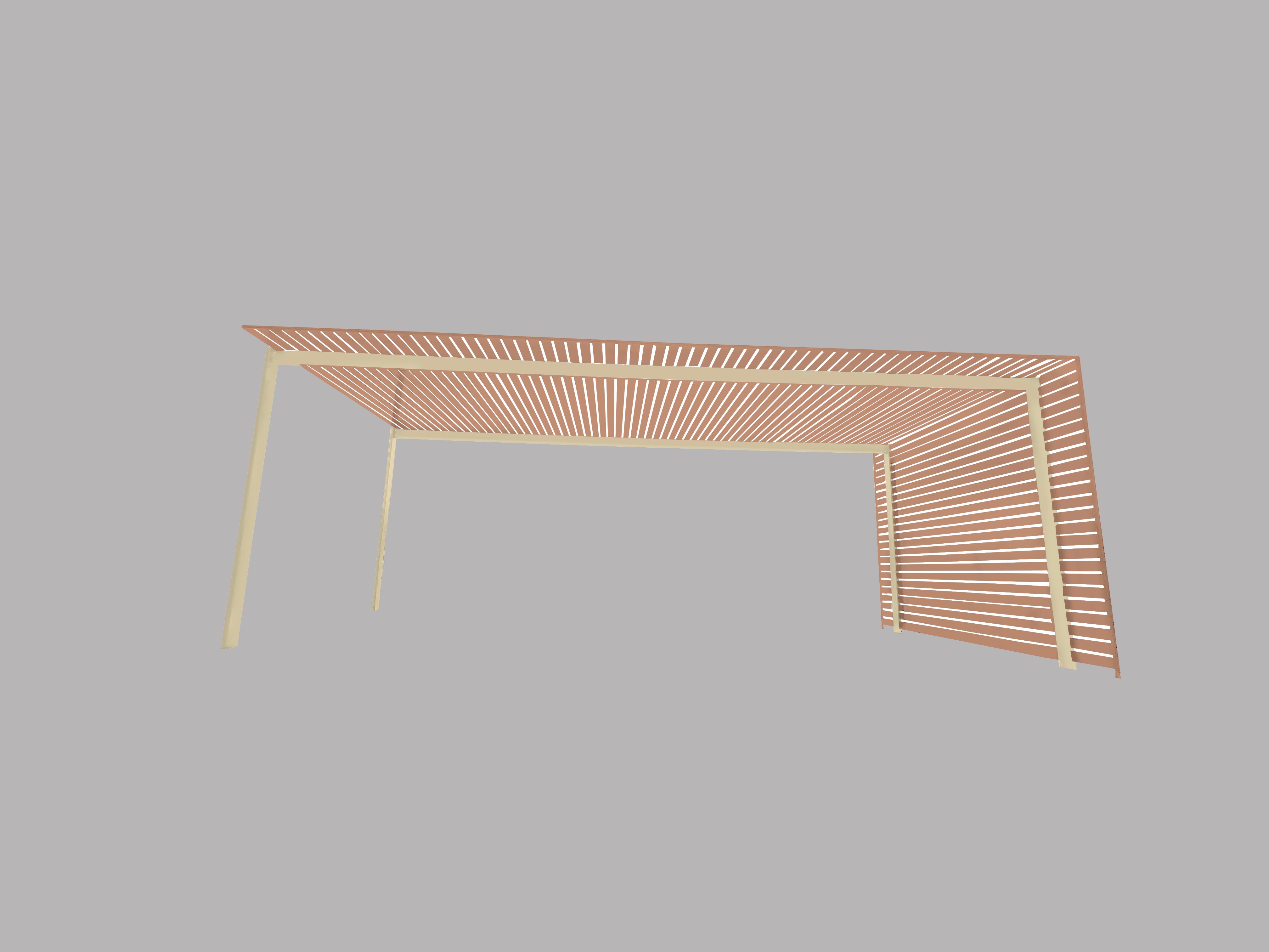 The EuroShade 4 Post Pergola Kit - Custom Colour Range 6m x 3.2m