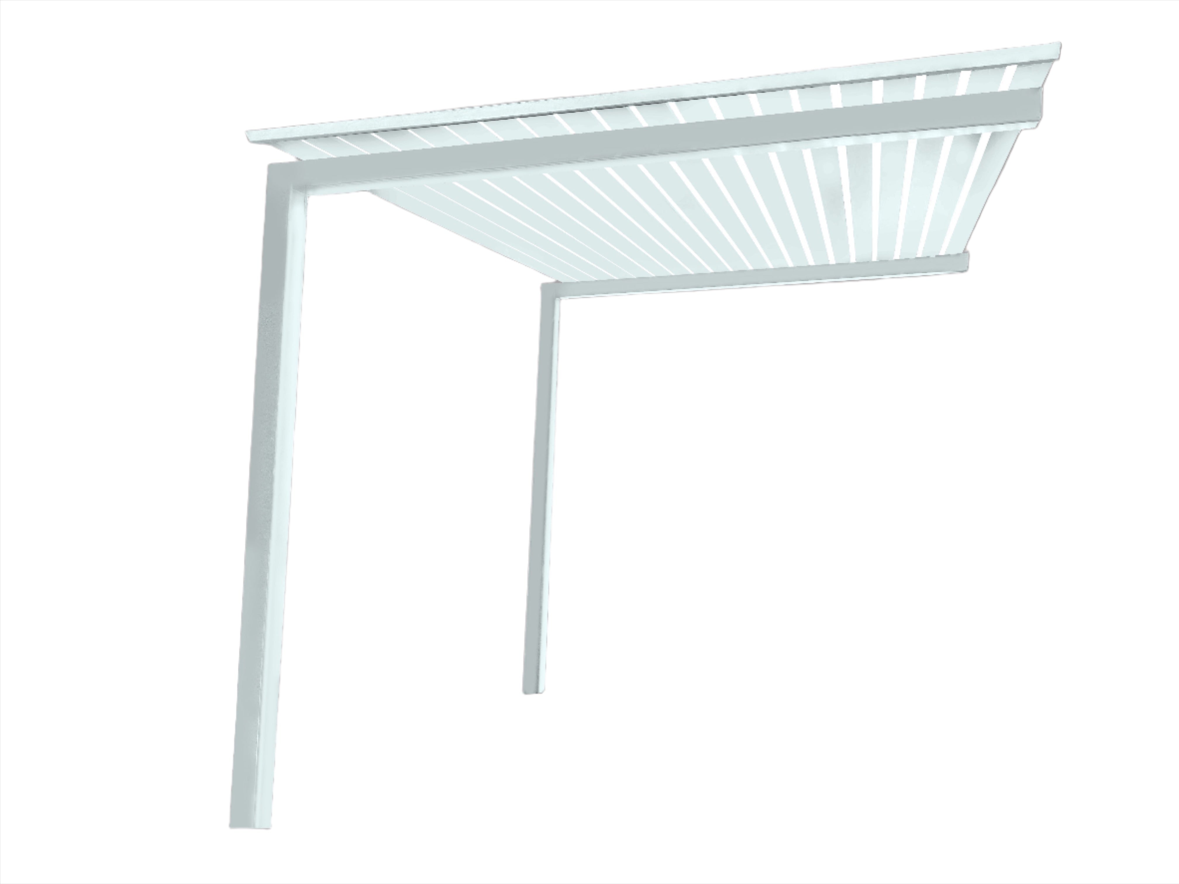 Cantilever Pergola Kit - White