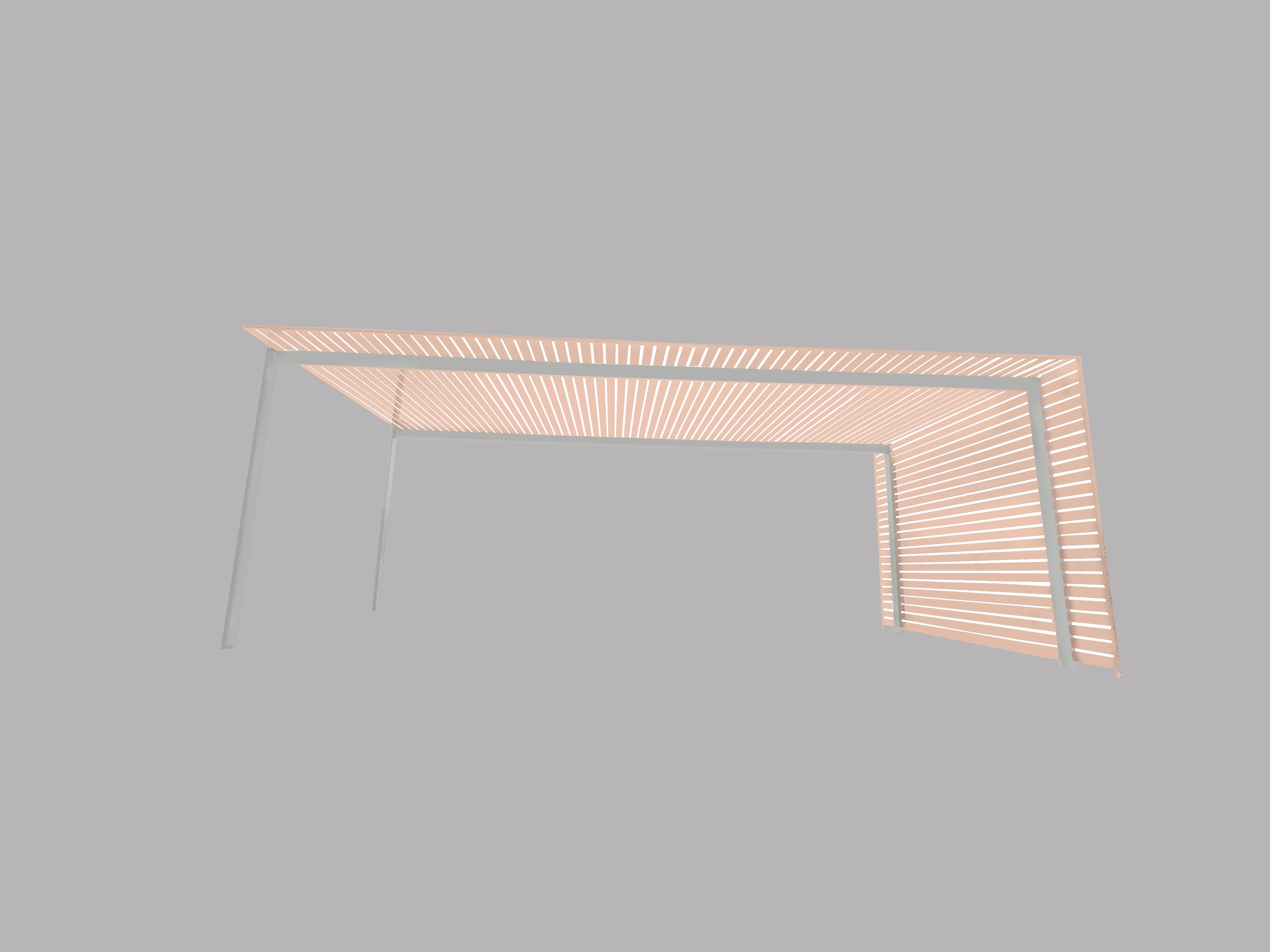 The EuroShade 4 Post Pergola Kit - Custom Colour Range 6m x 3.2m