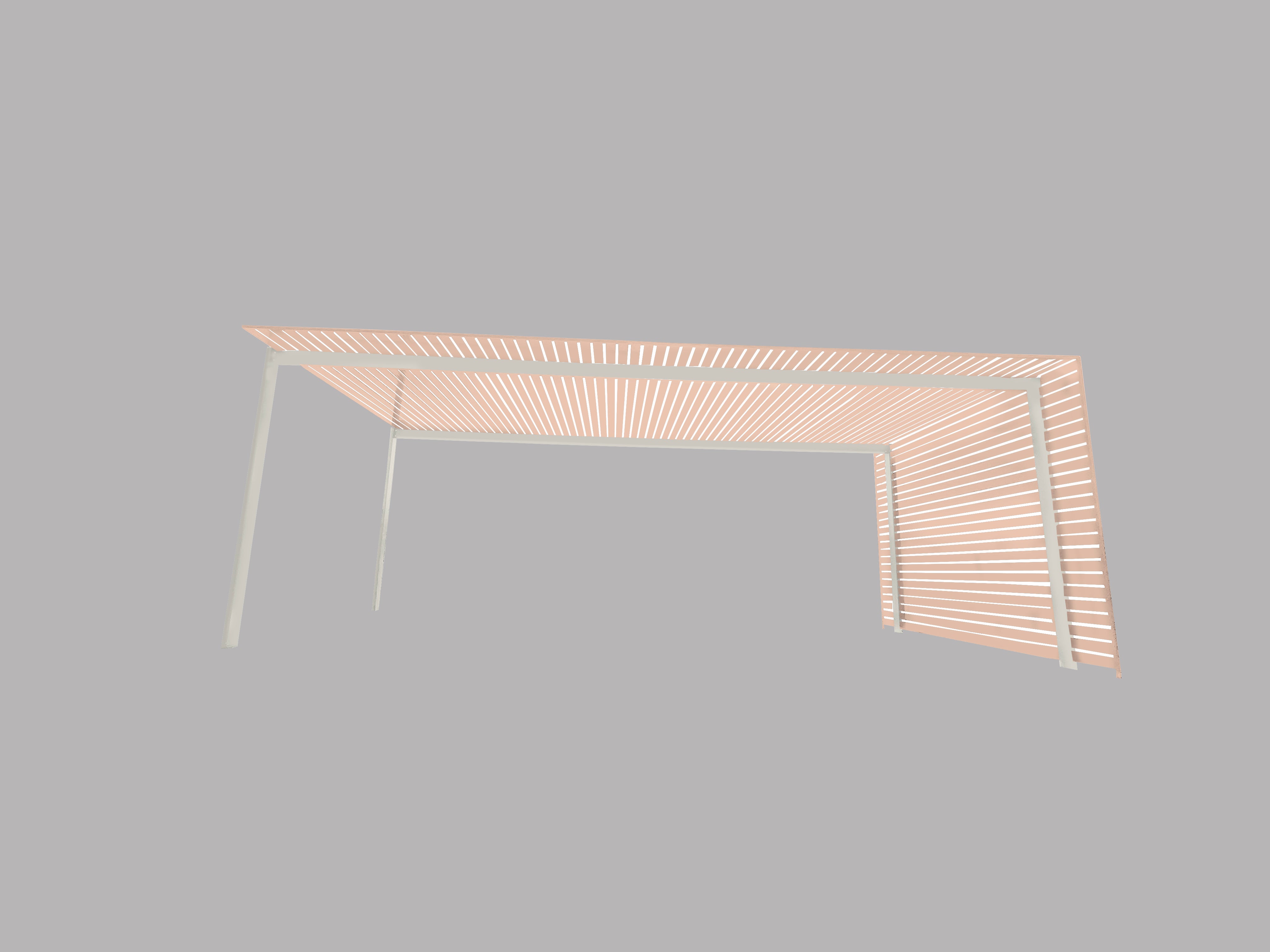 The EuroShade 4 Post Pergola Kit - Custom Colour Range 6m x 3.2m