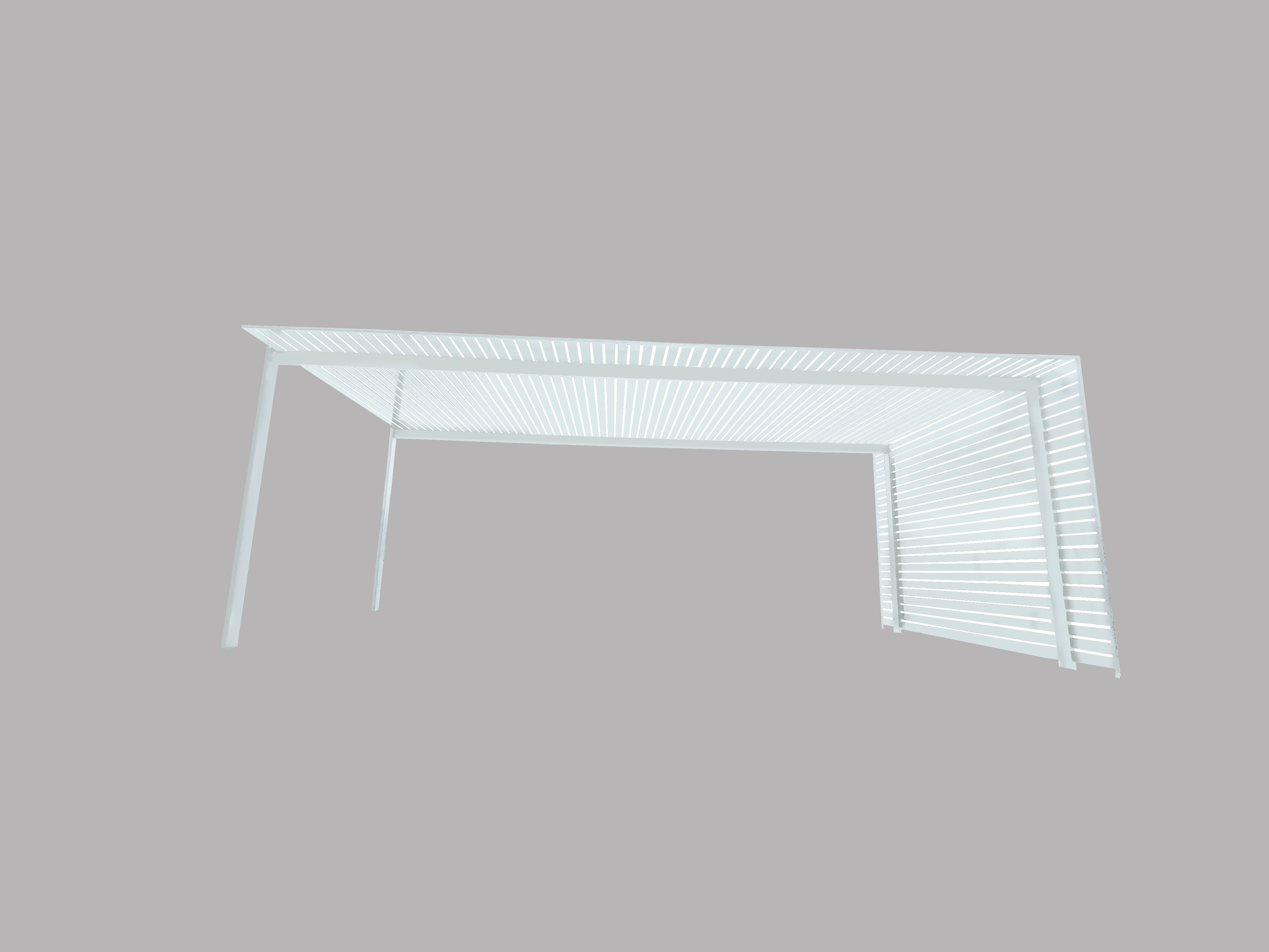 The EuroShade 4 Post Pergola Kit - Custom Colour Range 6m x 3.2m