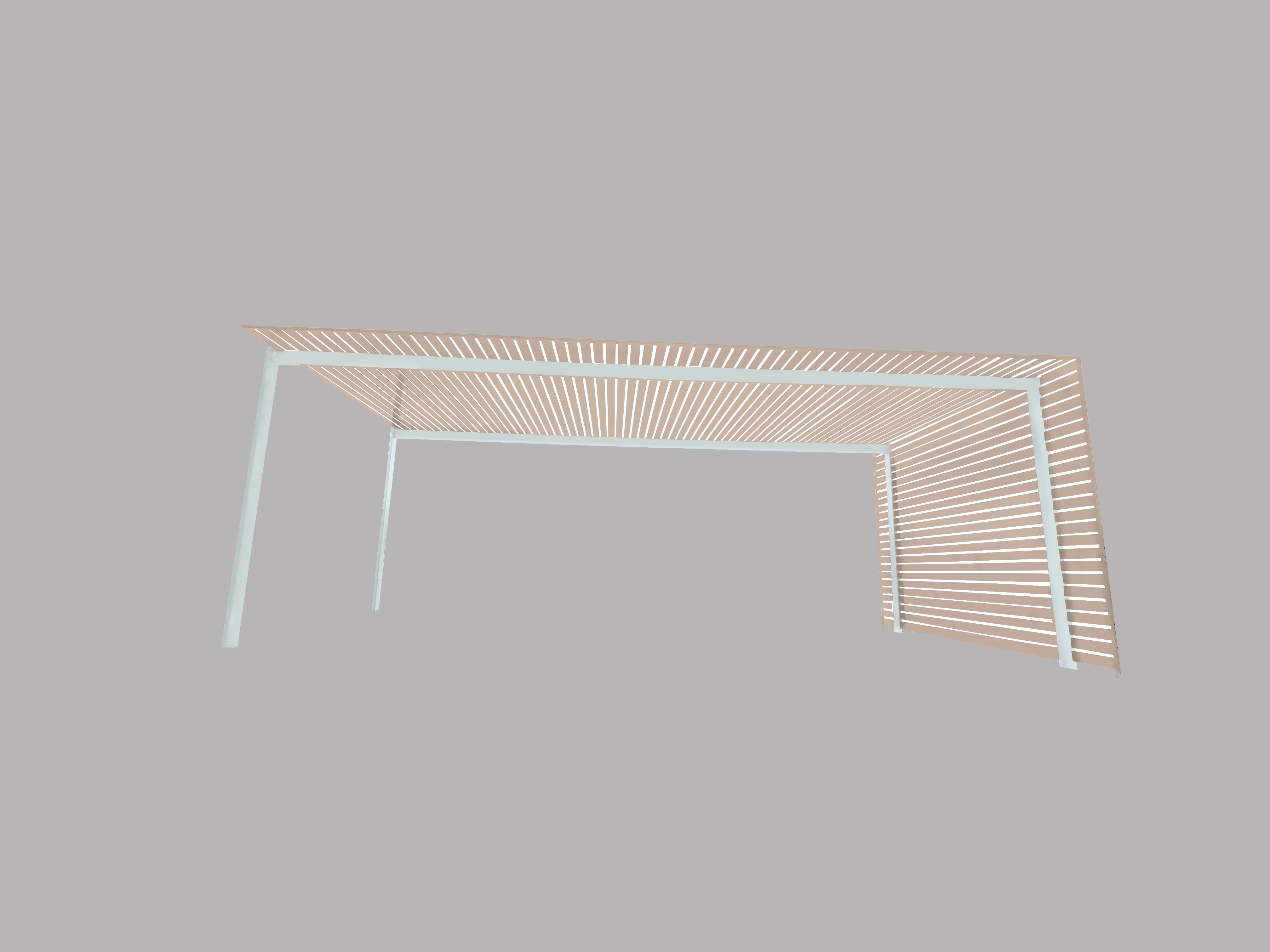 The EuroShade 4 Post Pergola Kit - Custom Colour Range 6m x 3.2m