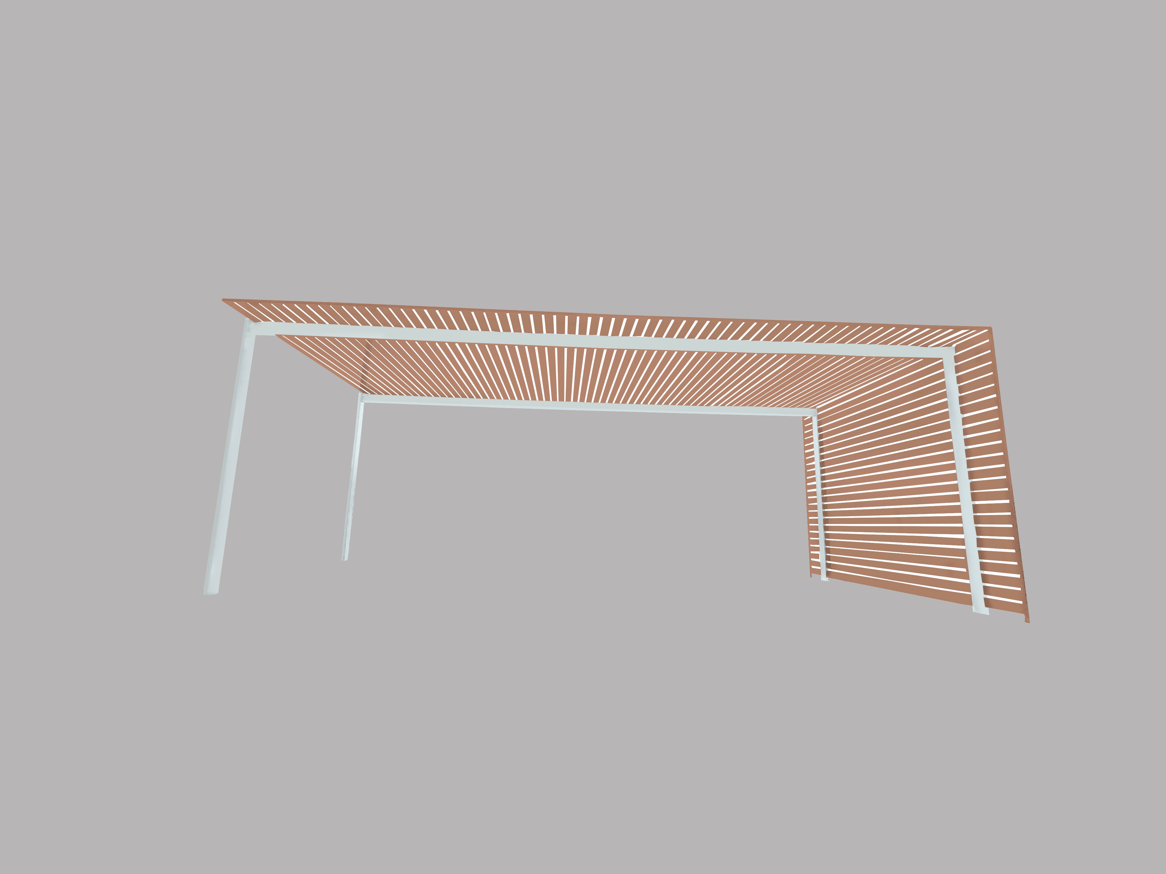 The EuroShade 4 Post Pergola Kit - Custom Colour Range 6m x 3.2m