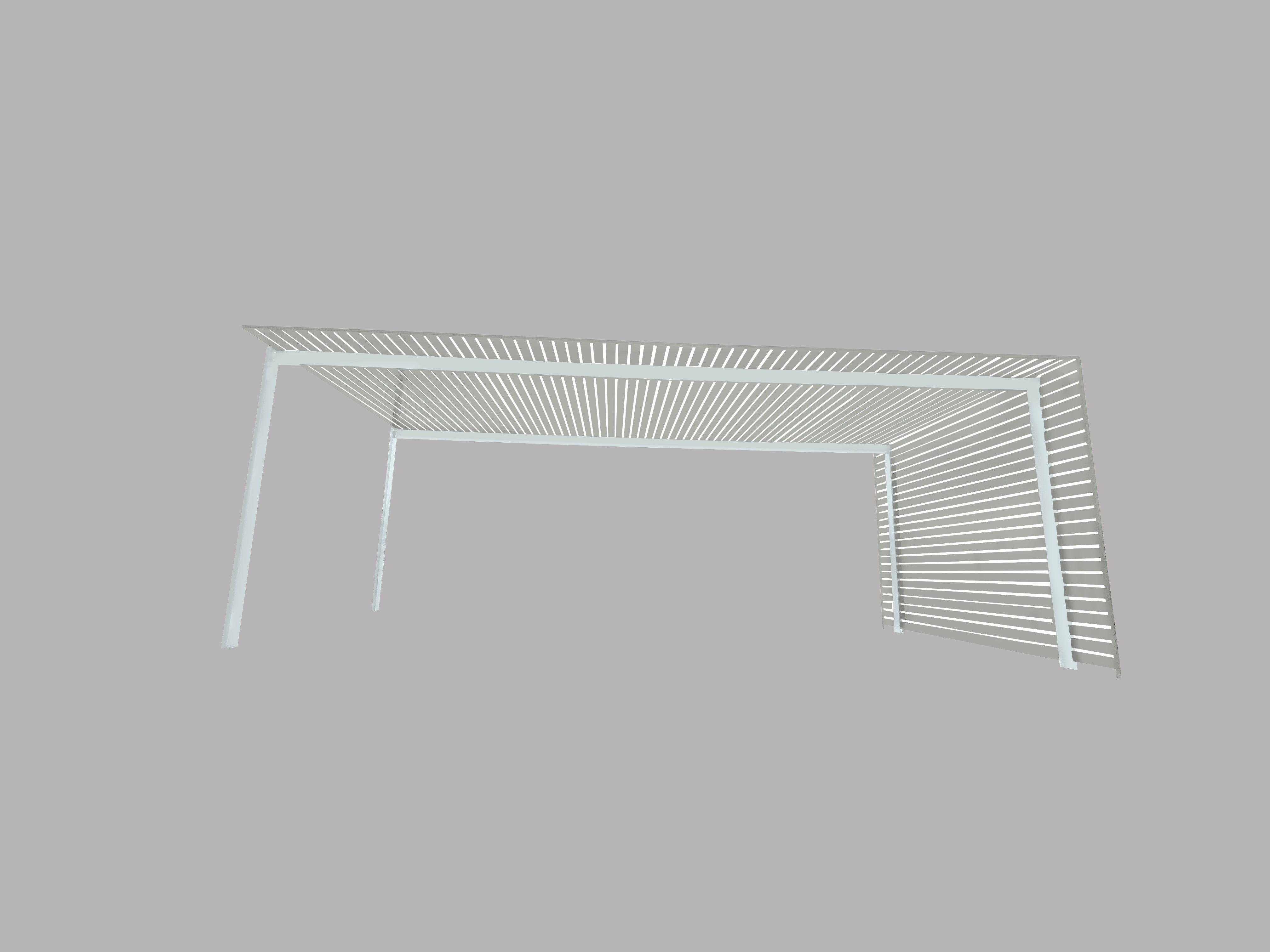 The EuroShade 4 Post Pergola Kit - Custom Colour Range 6m x 3.2m